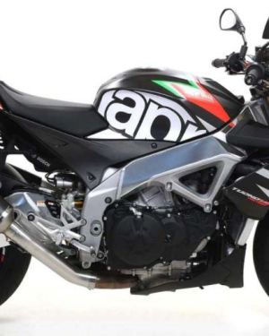 Arrow Race Tech Dark Aluminum Slip-On w/ Carbon Fiber End Cap  – 2019-2020 Aprilia RSV4 1100 Factory