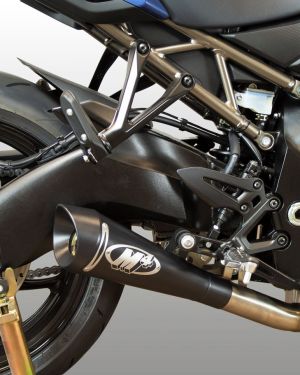 M4 FULL SYSTEM WITH BLACK GP19 CANISTER 2016-2023 Suzuki GSX-S1000/F/FZ/Z