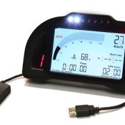 i2M Chrome Full Color LCD Dash & GPS Lap Timer –  Honda, Kawasaki, Suzuki, Yamaha, Ducati