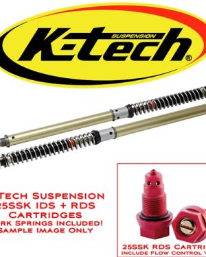 K-Tech Suspension 25SSK IDS Fork Cartridges Honda, Kawasaki, Yamaha, Suzuki, Triumph, KTM, BMW, MV Agusta, Harley Davidson