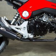 M4 Racing Black Full System with Low Mount Muffler 2014-2020 Honda MSX125 Grom