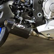 M4 2015-2023 Yamaha R1 Carbon Street Slayer Cat Eliminator Exhaust System