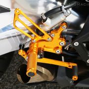 Sato Racing Race Concept RearSets – Gold  2015+ BMW S1000RR