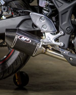 M4 Street Slayer Carbon Fiber Slip On  –  2015-2023 Yamaha YZF-R3