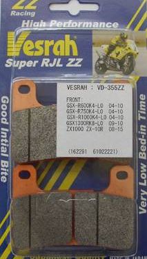 Vesrah VD-355 RJL-ZZ : Suzuki GSXR 600 /750 /1000 (04-09), Kawasaki ZX-10R (08-15)