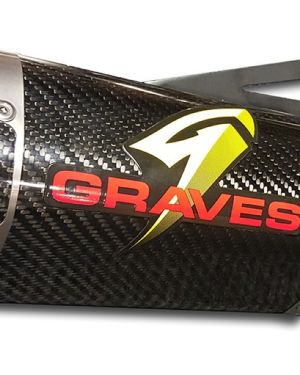 Graves Motorsports Yamaha YZF-R1 FZ-10 MT-10 Cat Back Slip-On Exhaust – Carbon