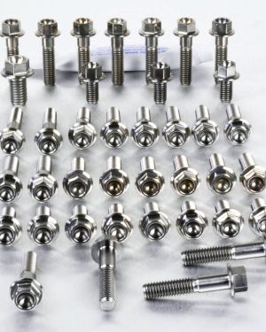 Pro-Bolt Titanium Engine Bolt Kit 2015-19 Yamaha YZF-R1 Flanged Hex Head