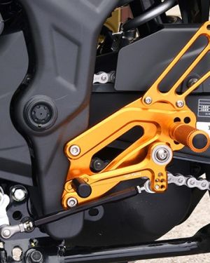 Sato Racing “Street Friendly” Adjustable Rearsets 2015-2018 YAMAHA YZF-R3 (YZF-R25) MT-03 / MT-25