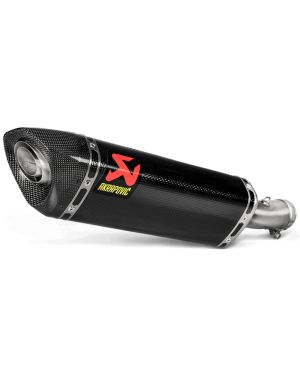 Akrapovic Racing Carbon Fiber Slip-On Muffler for 2018-2023 Kawasaki Ninja 400R