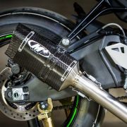 M4 Tech1 Carbon Fiber Slip-On with Titanium Cat Eliminator – 2016-2020 Kawasaki Ninja ZX-10R / ZX-10RR