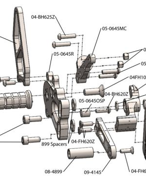 Woodcraft Standard Shift Rearset Kit – Ducati Panigale 899 / 959 / 1199 / 1299