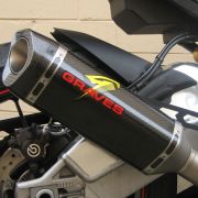 Graves Motorsports 2015-2016 BMW S1000RR Carbon Cat Back Slip-On Exhaust