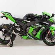 Hindle Full Exhaust System with Evolution Carbon Muffler/Tip – Kawasaki ZX-10R (2016+)