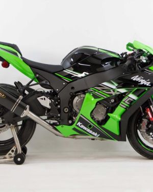 Hindle Full Exhaust System with Evolution Carbon Muffler/Tip – Kawasaki ZX-10R (2016+)