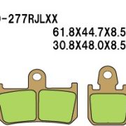 Vesrah VD-277 SRJL-XX Brake Pads 2007-2013 YZF-R1