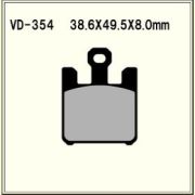 VESRAH VD-354 RJL BRAKE PAD KIT FOR KAWASAKI