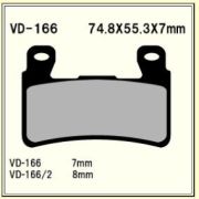 VESRAH VD-166/2SRJL-17 BRAKE PAD KIT  FOR HONDA CBR900R