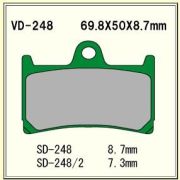 Vesrah VD-248 RJL-SS For Yamaha YZF-R1 / Yamaha YZF-R6 / FZ-09