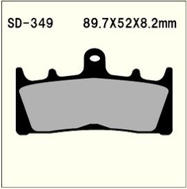 VESRAH VD-349 SRJL-17 BRAKE PAD KIT FOR KAWASAKI