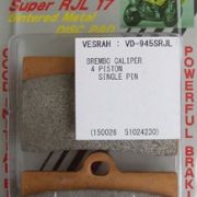 VESRAH VD-945 SRJL-17 BRAKE PAD KIT FOR BREMBO