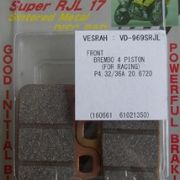 VESRAH VD-969 SRJL-17 BRAKE PAD KIT FOR BREMBO