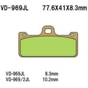 VESRAH VD-969 SRJL-17 BRAKE PAD KIT FOR BREMBO