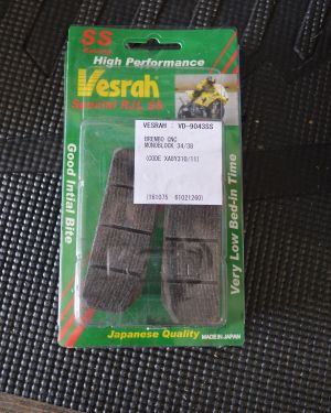 VESRAH VD-9043 RJL SS BRAKE PAD KIT FOR BREMBO RACING CALIPERS