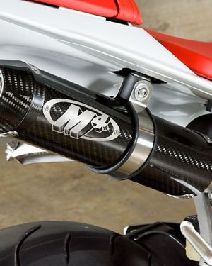 M4 Standard Slip On System for 2009-2014 YZF-R1 – Carbon or Titanium canisters