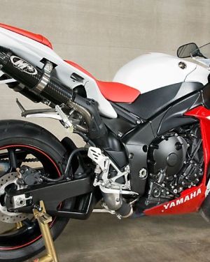 M4 Standard Slip On System for 2009-2014 YZF-R1 – Carbon or Titanium canisters