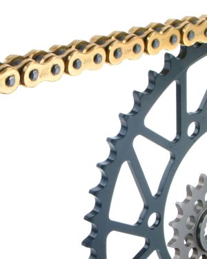 SUPERLITE RSX SERIES 520 CONVERSION STEEL SPROCKET SET w/ D.I.D. RACING CHAIN – YAMAHA YZF-R1/M (2015-2023)