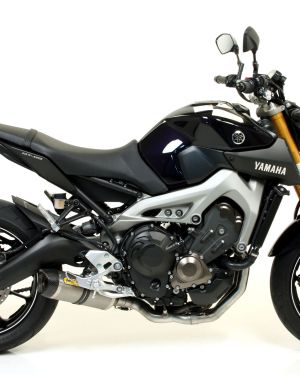 Arrow  Street Thunder Full Exhaust System with Titanium Canister / Carbon End Cap – Yamaha FZ-09 / MT-09