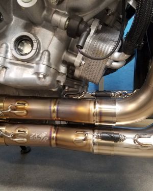 Graves Motorsports Kawasaki WORKS ZX10R LINK Low Mount Full Exhaust System