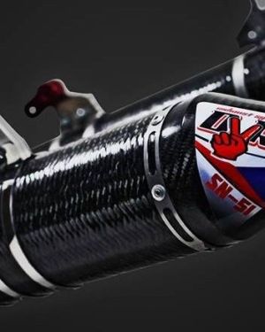 DVR Dual Stainless / Carbon Exhaust System For Honda CRF 250 2018 – 2020