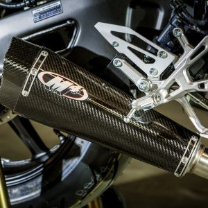 M4 SLIP-ON X-MODEL CARBON FIBER CANISTER 2017-2023 Yamaha FZ-10 / MT-10