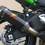 Graves Motorsports 2016-2023 Kawasaki ZX10R Cat Back Carbon Exhaust System