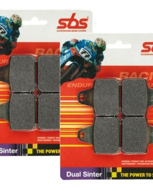 SBS Dual Sinter Brake Pads – Yamaha YZF-R1 and Yamaha YZF-R6 – 634DS