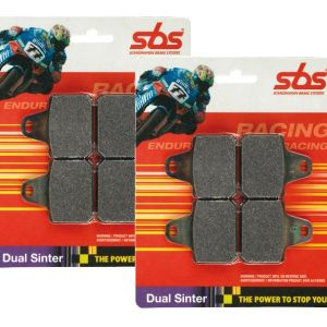 SBS Dual Sinter Brake Pads - BMW 1000RR HP4 and APRILIA RSV-4RR - 901DS