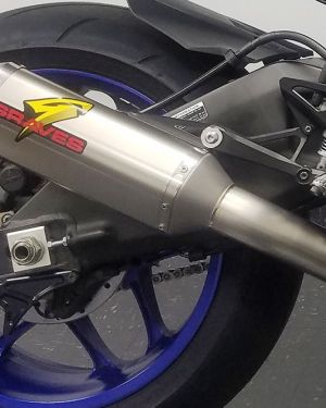 Graves Motorsports Yamaha R1 Full Titanium Exhaust System with Titanium 265mm Silencer