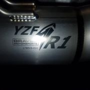 Graves Motorsports Yamaha R1 Full Titanium Exhaust System with Titanium 265mm Silencer