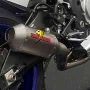 Graves Motorsports Yamaha R1 Full Titanium Exhaust System with Titanium 200mm Silencer