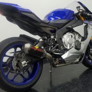 Graves Motorsports Yamaha R1 Full Titanium Exhaust System with Carbon Fiber 200mm Silencer