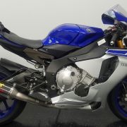 Graves Motorsports Yamaha R1 Full Titanium Exhaust System with Carbon Fiber 200mm Silencer