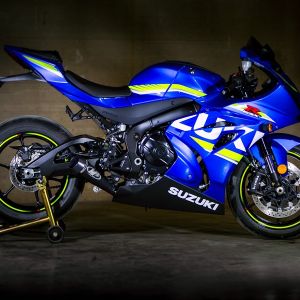  M4 2017-2023 Suzuki GSX-R1000 TITANIUM FULL SYSTEM W/ BLACK GP CANISTER