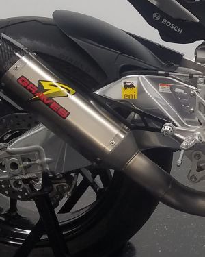 Graves Motorsports Aprilia RSV4 Cat Eliminator Exhaust Titanium