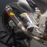 Graves Motorsports Aprilia RSV4 Cat Eliminator Exhaust Carbon Fiber