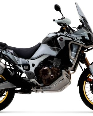 Arrow Sonora Titanium Silencer with Carbon End Cap – 2016 – 2019 Honda Africa Twin Adventure Sports