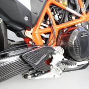 CMT Compositi Carbon Fiber Heel Guards for KTM 690s and Husqvarna 701s