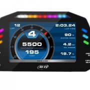 AIM Sports MXS Color Motorcycle Dash Data Logger – Honda, Kawasaki, Suzuki, Yamaha, Ducati, BMW, Aprilia