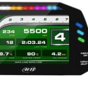 AIM Sports MXS Color Motorcycle Dash Data Logger – Honda, Kawasaki, Suzuki, Yamaha, Ducati, BMW, Aprilia