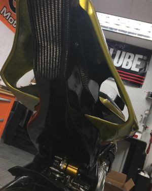 SE Moto 2015-18 YZF-R1 Carbon Fiber Monocoque Subframe